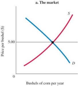 Market and firm demand in perfect competition