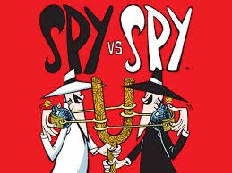 Cartoon depiction of two agents in conflict, representing decision-making and incentives