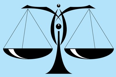 Scales representing balance and equilibrium
