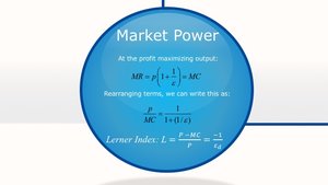Market power and Lerner Index formula