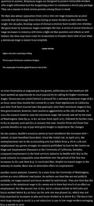 Graph showing number of jobs in Seattle relative to minimum wage increases