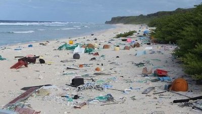 Beach trash as an example of environmental externality