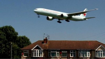 Noise pollution from airplanes as an example of market failure