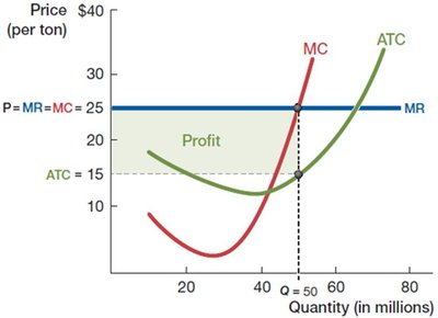 Positive profit and firm entry