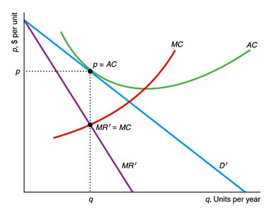 Monopolistically competitive equilibrium