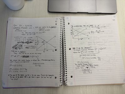Elasticity graphs and calculations