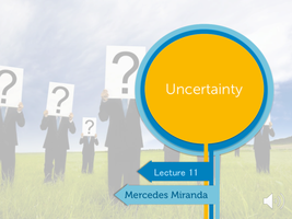 Uncertainty lecture title slide