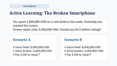 Broken smartphone case problem
