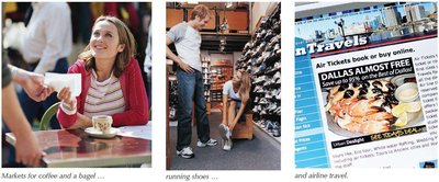 Examples of markets: coffee and bagels, running shoes, airline travel