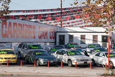 Used car dealership as a market