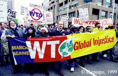 WTO protest in Seattle, 1999