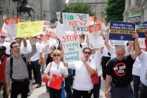 Protest against soda taxes