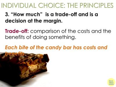 Trade-off and marginal decision slide