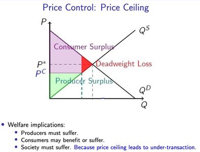 Price Ceiling Effects