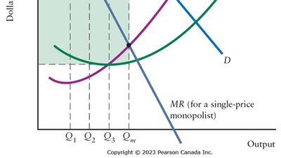 Graph showing price discrimination among units of output (continued)