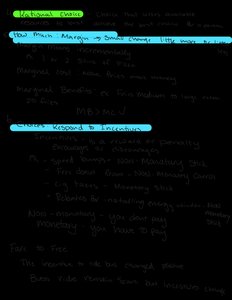 Rational choice, marginal cost, and marginal benefit