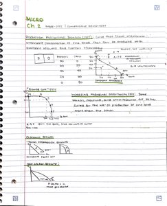 Production Possibilities Frontier graph