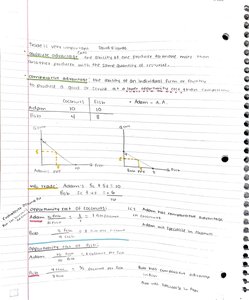Comparative and Absolute Advantage graphs