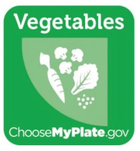 MyPlate vegetables icon
