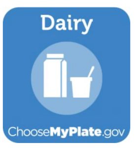 MyPlate dairy icon