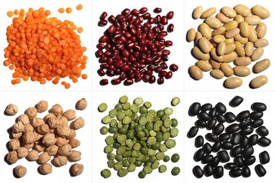 Various legumes as sources of dietary fiber