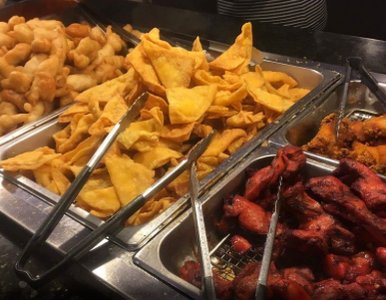 Buffet of ultra-processed foods