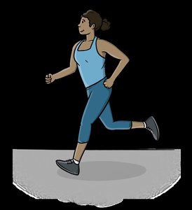 Running for physical activity