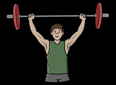 Weightlifting for muscle gain