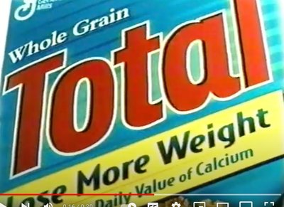 Total Cereal - Example of Industry-Funded Nutrition Claim