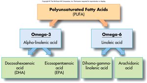 Classification of omega-3 and omega-6 fatty acids