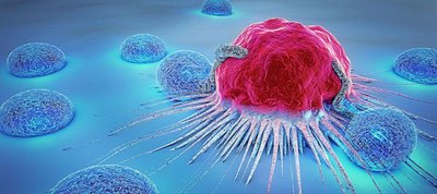 Cancer cell illustration