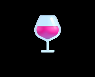 Alcohol glass icon