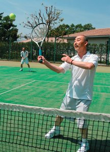 Playing tennis as a benefit of fitness