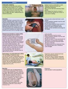 Body composition assessment methods