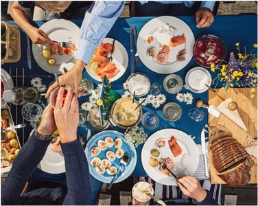 Nordic diet meal