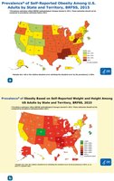 Obesity prevalence maps in the US