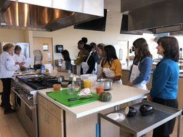Healthy cooking class as part of food as medicine initiatives