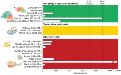 Dietary sources of vitamin A