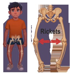 Rickets (vitamin D deficiency)