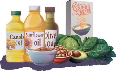 Sources of vitamin E