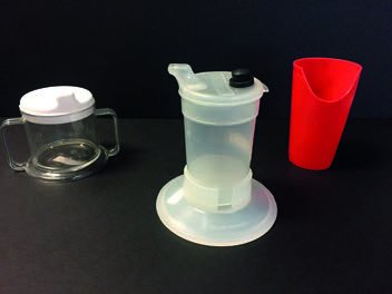 Specialized cups for feeding