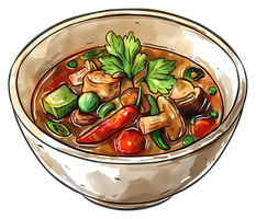 People eating more soup from bottomless bowls