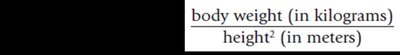 BMI formula