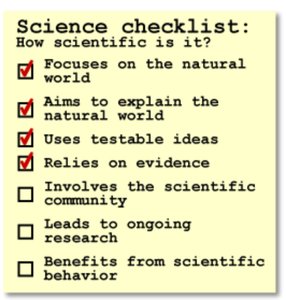 Scientific community at a research conference
