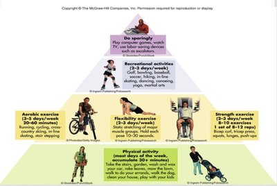 Physical activity pyramid