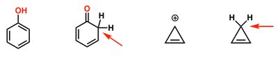Conjugation in aromatic systems