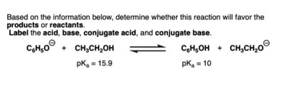 acid-base equilibrium with pKa values