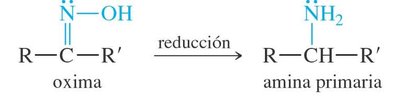 Reductive amination: oxime to amine