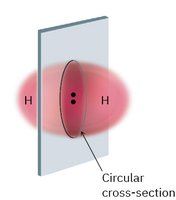 Cylindrical symmetry of the H-H sigma bond