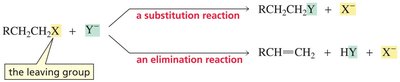 Substitution and elimination reactions of alkyl halides